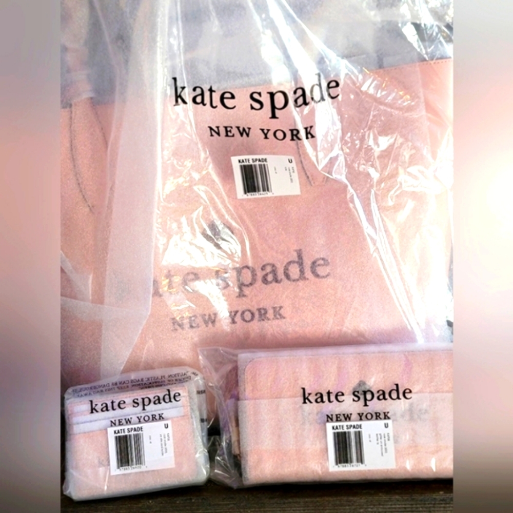 Kate Spade 4 Piece Tote Wallet Set NWT Today Sale Only!